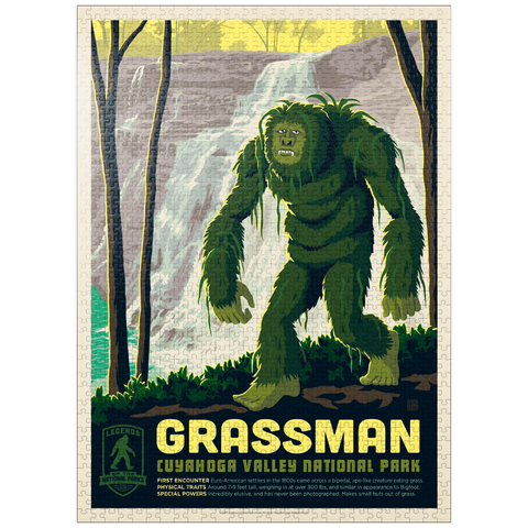puzzleplate Legends Of The National Parks: Cuyahoga Valley's Grassman 1000 Jigsaw Puzzle