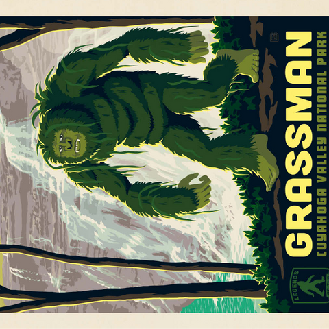Legends Of The National Parks: Cuyahoga Valley's Grassman 100 Jigsaw Puzzle 3D Modell