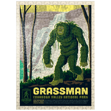 puzzleplate Legends Of The National Parks: Cuyahoga Valley's Grassman 500 Jigsaw Puzzle
