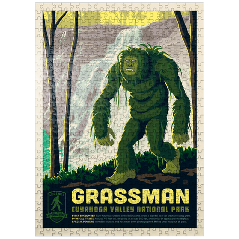 puzzleplate Legends Of The National Parks: Cuyahoga Valley's Grassman 500 Jigsaw Puzzle