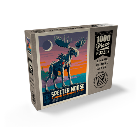 Legends Of The National Parks: Acadia's Specter Moose 1000 Jigsaw Puzzle box view2