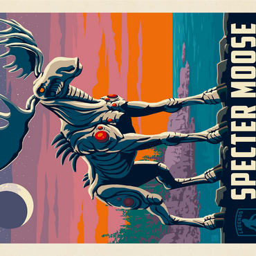 Legends Of The National Parks: Acadia's Specter Moose 1000 Jigsaw Puzzle 3D Modell