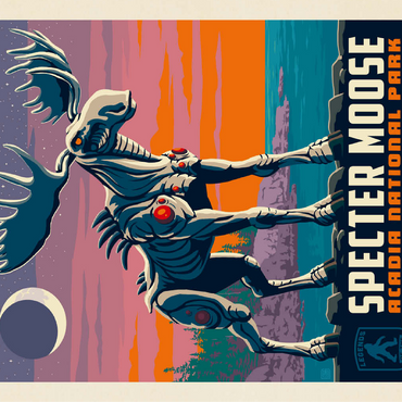 Legends Of The National Parks: Acadia's Specter Moose 100 Jigsaw Puzzle 3D Modell