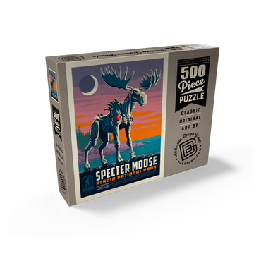 Legends Of The National Parks: Acadia's Specter Moose 500 Jigsaw Puzzle box view2