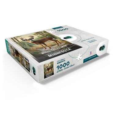 Minnesota, White-Tailed Deer: State Animals Series 1000 Jigsaw Puzzle box view1