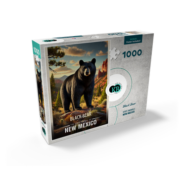 New Mexico, Black Bear: State Animals Series 1000 Jigsaw Puzzle box view2