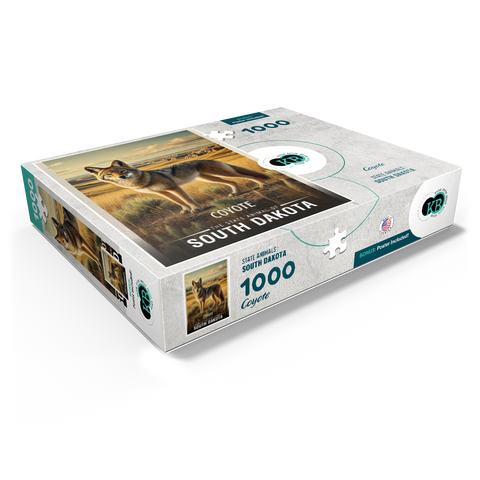 South Dakota, Coyote: State Animals Series 1000 Jigsaw Puzzle box view1