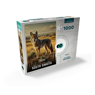 South Dakota, Coyote: State Animals Series 1000 Jigsaw Puzzle box view2