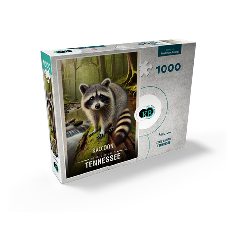 Tennessee, Raccoon: State Animals Series 1000 Jigsaw Puzzle box view2