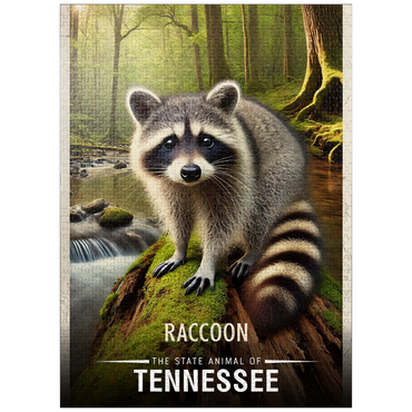puzzleplate Tennessee, Raccoon: State Animals Series 1000 Jigsaw Puzzle