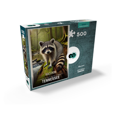 Tennessee, Raccoon: State Animals Series 500 Jigsaw Puzzle box view2