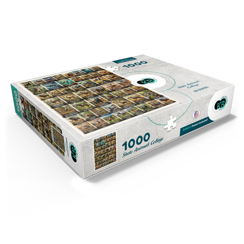 Collage: State Animals Poster, vol.1 1000 Jigsaw Puzzle box view1