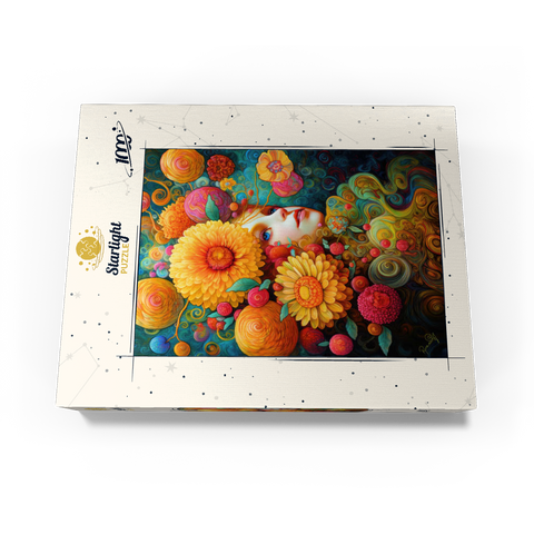 Sunlit Blossoms and Raspberry Dreams 1000 Jigsaw Puzzle box view3