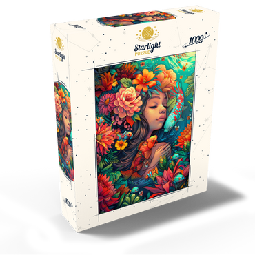 Underwater Dream with Koi and Blooms 1000 Jigsaw Puzzle box view2