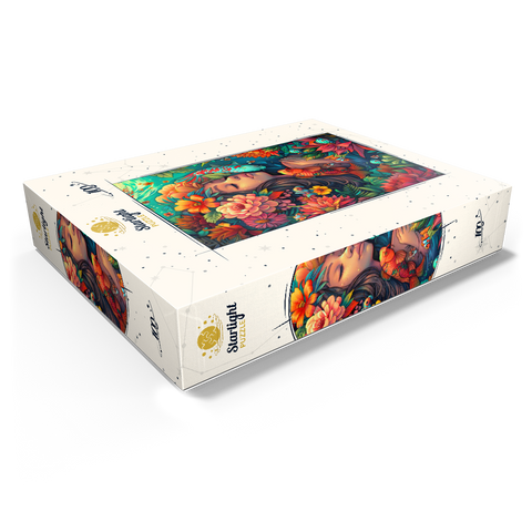 Underwater Dream with Koi and Blooms 100 Jigsaw Puzzle box view1