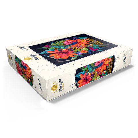 Colorful Hummingbirds with Tropical Flowers 1000 Jigsaw Puzzle box view1