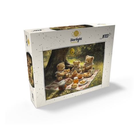 Adorable Teddy Bear Picnic in a Sunny Forest 1000 Jigsaw Puzzle box view2