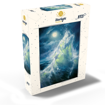 Moonlit Ocean Wave in Abstract Motion 1000 Jigsaw Puzzle box view2