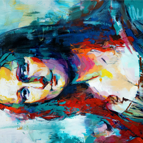 Mona Lisa in Abstract Expressionist Style 1000 Jigsaw Puzzle 3D Modell