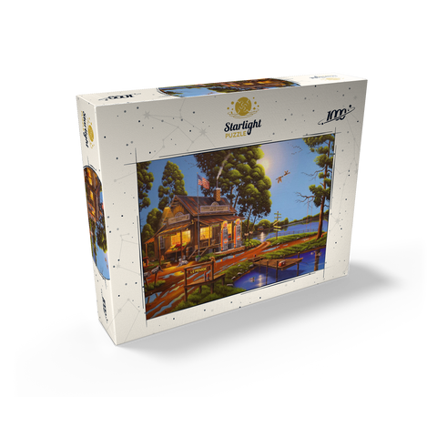 Vintage Lakeside Grocery and Gas Station 1000 Jigsaw Puzzle box view2