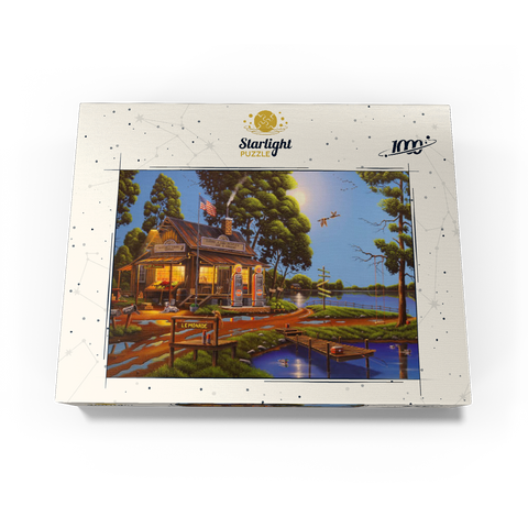 Vintage Lakeside Grocery and Gas Station 1000 Jigsaw Puzzle box view3