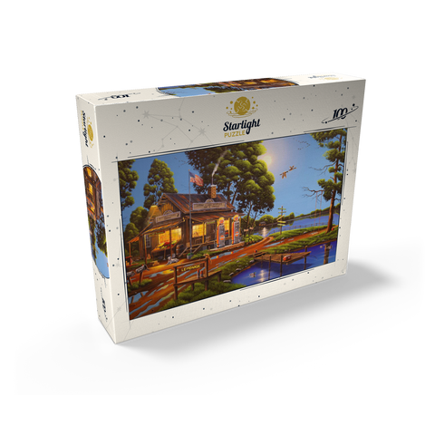 Vintage Lakeside Grocery and Gas Station 100 Jigsaw Puzzle box view2