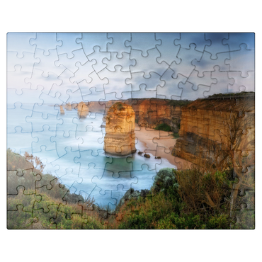 puzzleplate Twelve Apostles Limestone Stacks at Sunset 100 Jigsaw Puzzle