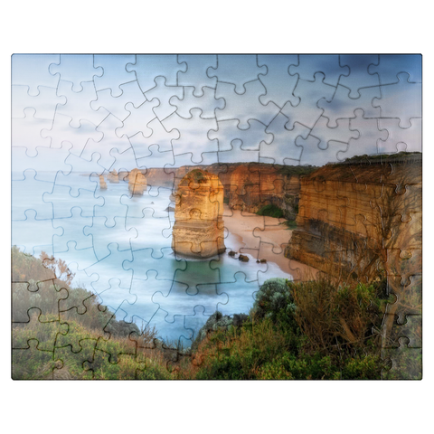 puzzleplate Twelve Apostles Limestone Stacks at Sunset 100 Jigsaw Puzzle