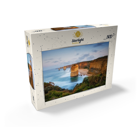 Twelve Apostles Limestone Stacks at Sunset 500 Jigsaw Puzzle box view2