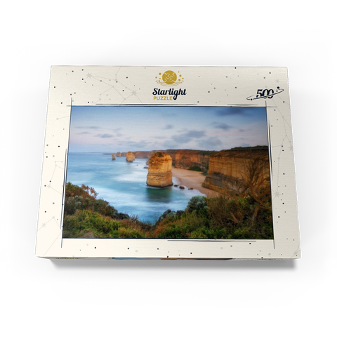Twelve Apostles Limestone Stacks at Sunset 500 Jigsaw Puzzle box view3