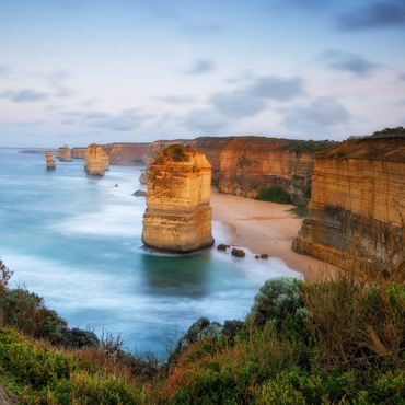 Twelve Apostles Limestone Stacks at Sunset 500 Jigsaw Puzzle 3D Modell