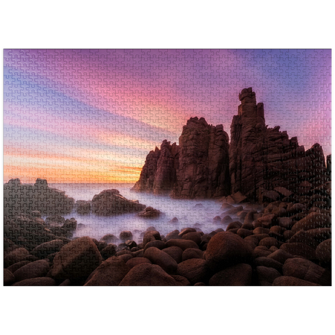 puzzleplate Pinnacles at Cape Woolamai, Phillip Island, Australia 1000 Jigsaw Puzzle