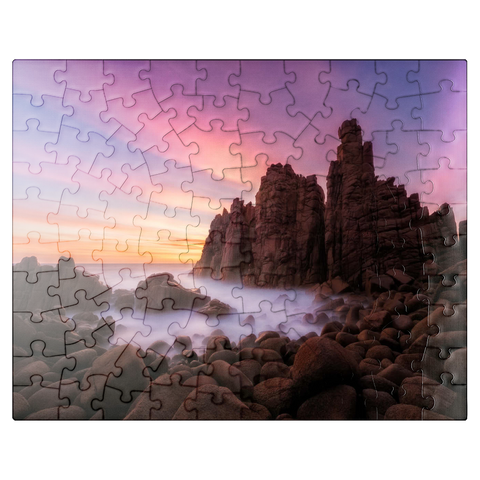 puzzleplate Pinnacles at Cape Woolamai, Phillip Island, Australia 100 Jigsaw Puzzle