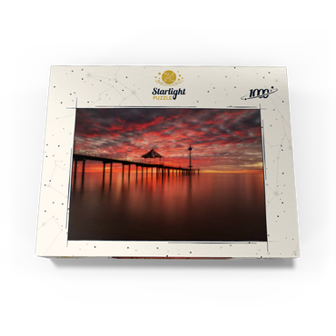 Sunset at Brighton Jetty, South Australia 1000 Jigsaw Puzzle box view3