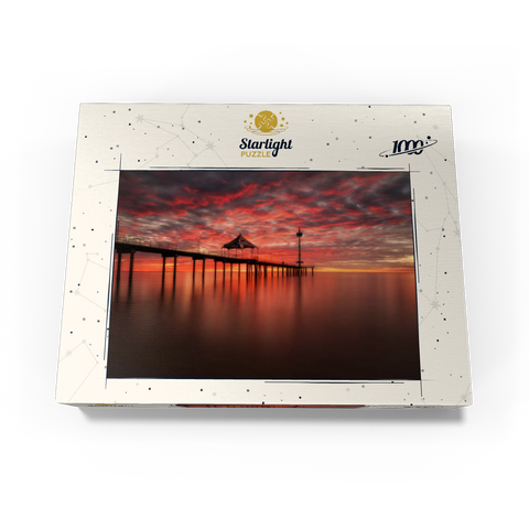 Sunset at Brighton Jetty, South Australia 1000 Jigsaw Puzzle box view3