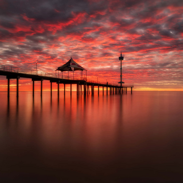 Sunset at Brighton Jetty, South Australia 1000 Jigsaw Puzzle 3D Modell
