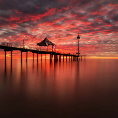 Sunset at Brighton Jetty, South Australia 1000 Jigsaw Puzzle 3D Modell