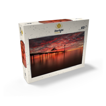 Sunset at Brighton Jetty, South Australia 100 Jigsaw Puzzle box view2