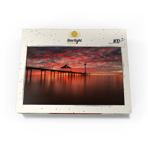Sunset at Brighton Jetty, South Australia 100 Jigsaw Puzzle box view3