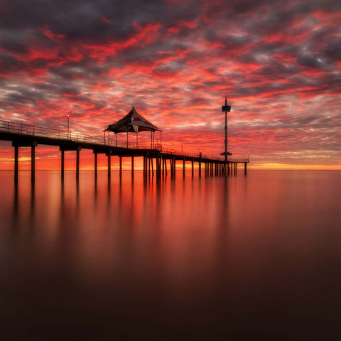 Sunset at Brighton Jetty, South Australia 500 Jigsaw Puzzle 3D Modell