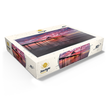 Brighton Jetty Sunset Reflection, South Australia 100 Jigsaw Puzzle box view1