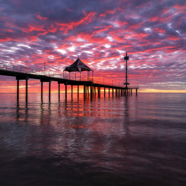 Brighton Jetty Sunset Reflection, South Australia 100 Jigsaw Puzzle 3D Modell