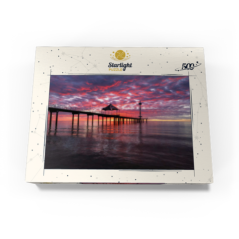Brighton Jetty Sunset Reflection, South Australia 500 Jigsaw Puzzle box view3