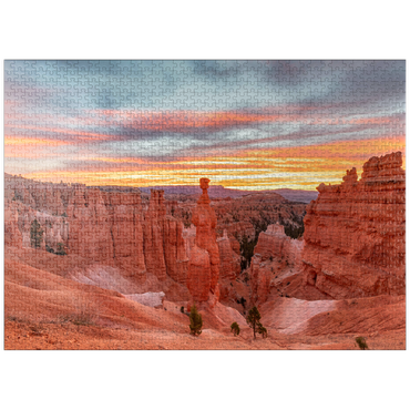 puzzleplate Thor's Hammer at Sunrise, Bryce Canyon National Park 1000 Jigsaw Puzzle