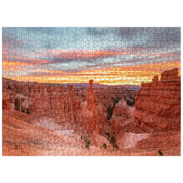 puzzleplate Thor's Hammer at Sunrise, Bryce Canyon National Park 500 Jigsaw Puzzle