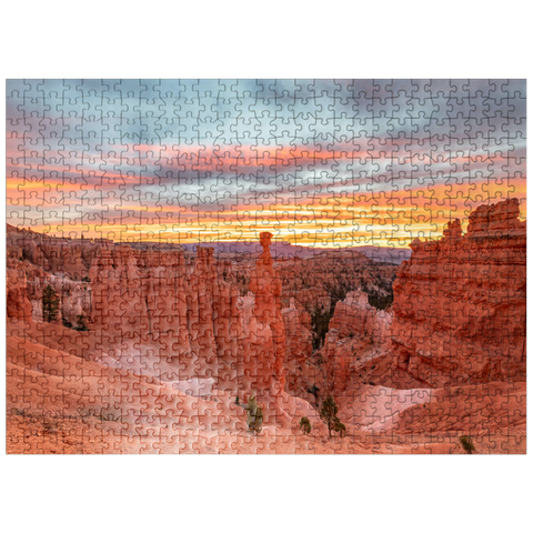 puzzleplate Thor's Hammer at Sunrise, Bryce Canyon National Park 500 Jigsaw Puzzle