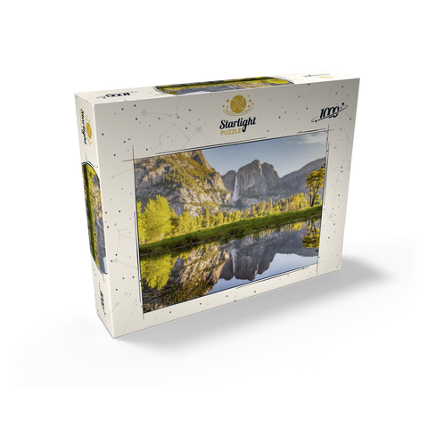 Yosemite Falls Reflection in Spring 1000 Jigsaw Puzzle box view2