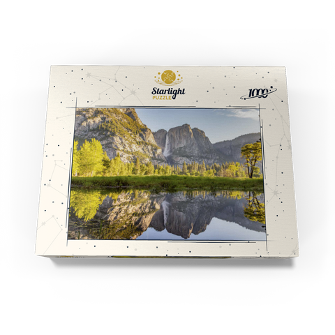 Yosemite Falls Reflection in Spring 1000 Jigsaw Puzzle box view3