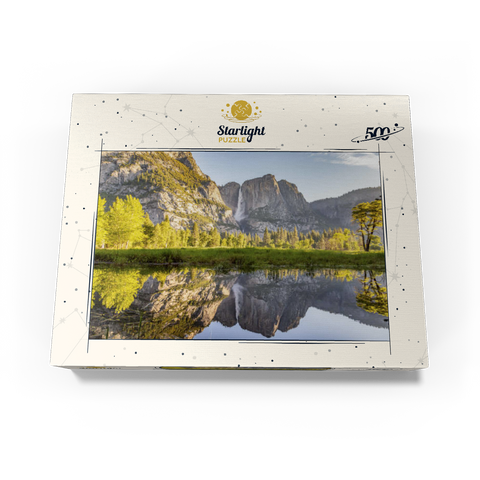 Yosemite Falls Reflection in Spring 500 Jigsaw Puzzle box view3