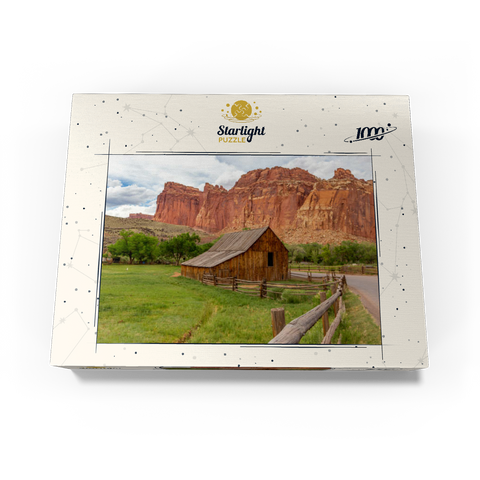 Rustic Barn in Capitol Reef National Park 1000 Jigsaw Puzzle box view3